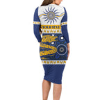 Eels NAIDOC Week Personalised Family Matching Long Sleeve Bodycon Dress and Hawaiian Shirt Aboriginal Torres Strait Islanders Vibe