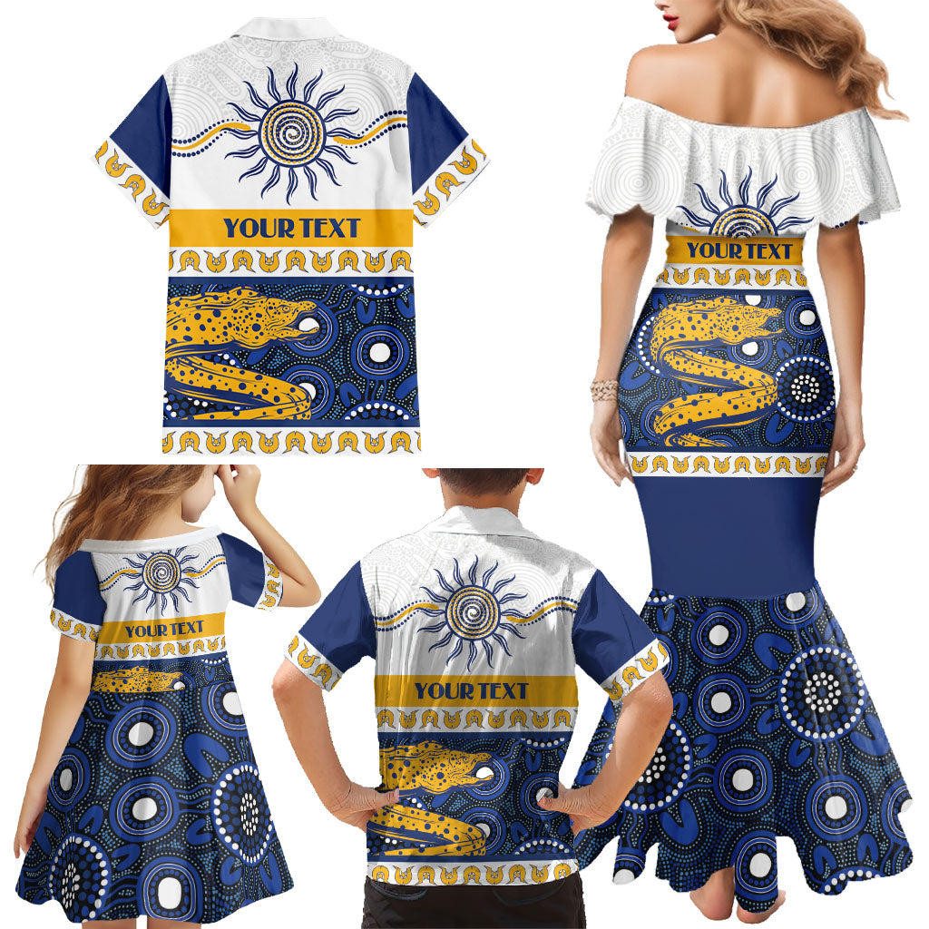Eels NAIDOC Week Personalised Family Matching Mermaid Dress and Hawaiian Shirt Aboriginal Torres Strait Islanders Vibe