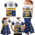 Eels NAIDOC Week Personalised Family Matching Mermaid Dress and Hawaiian Shirt Aboriginal Torres Strait Islanders Vibe