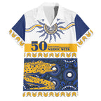 Eels NAIDOC Week Personalised Family Matching Mermaid Dress and Hawaiian Shirt Aboriginal Torres Strait Islanders Vibe