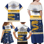 Eels NAIDOC Week Personalised Family Matching Off Shoulder Maxi Dress and Hawaiian Shirt Aboriginal Torres Strait Islanders Vibe