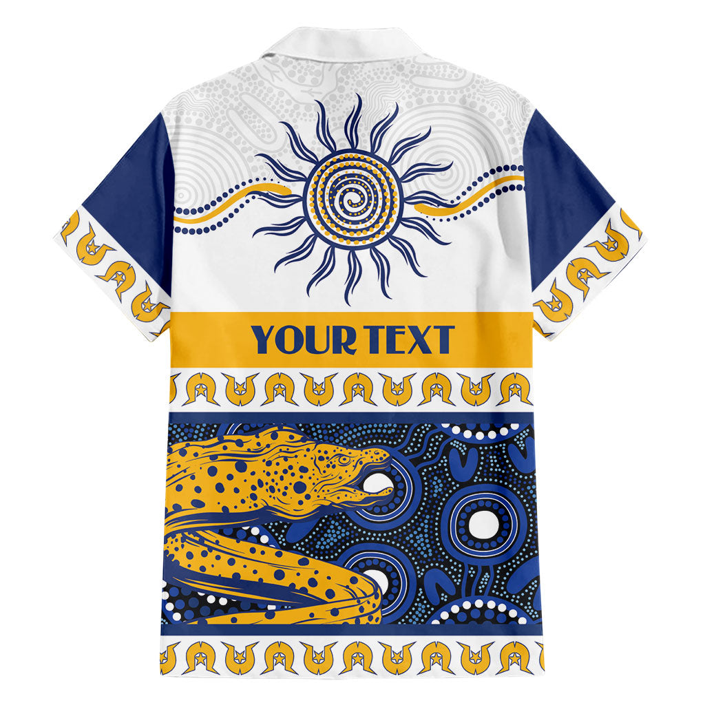 Eels NAIDOC Week Personalised Family Matching Off Shoulder Maxi Dress and Hawaiian Shirt Aboriginal Torres Strait Islanders Vibe