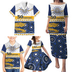 Eels NAIDOC Week Personalised Family Matching Puletasi and Hawaiian Shirt Aboriginal Torres Strait Islanders Vibe
