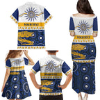 Eels NAIDOC Week Personalised Family Matching Puletasi and Hawaiian Shirt Aboriginal Torres Strait Islanders Vibe