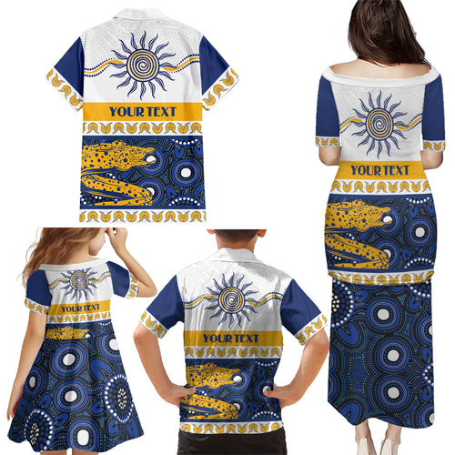 Eels NAIDOC Week Personalised Family Matching Puletasi and Hawaiian Shirt Aboriginal Torres Strait Islanders Vibe