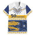 Eels NAIDOC Week Personalised Family Matching Short Sleeve Bodycon Dress and Hawaiian Shirt Aboriginal Torres Strait Islanders Vibe