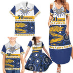Eels NAIDOC Week Personalised Family Matching Summer Maxi Dress and Hawaiian Shirt Aboriginal Torres Strait Islanders Vibe