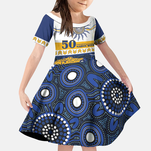 Eels NAIDOC Week Personalised Family Matching Summer Maxi Dress and Hawaiian Shirt Aboriginal Torres Strait Islanders Vibe