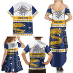 Eels NAIDOC Week Personalised Family Matching Summer Maxi Dress and Hawaiian Shirt Aboriginal Torres Strait Islanders Vibe