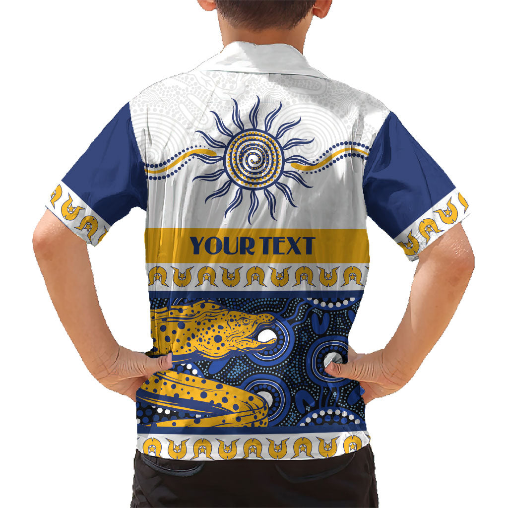 Eels NAIDOC Week Personalised Family Matching Tank Maxi Dress and Hawaiian Shirt Aboriginal Torres Strait Islanders Vibe