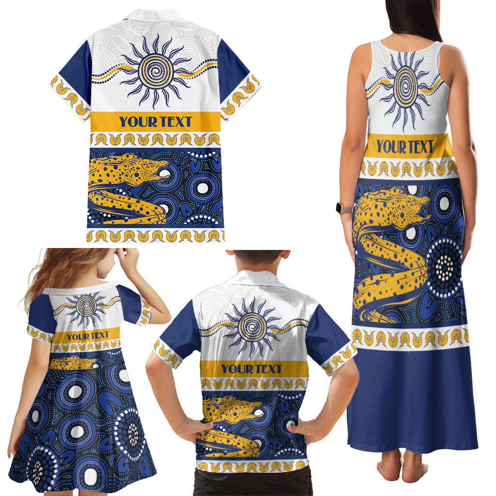 Eels NAIDOC Week Personalised Family Matching Tank Maxi Dress and Hawaiian Shirt Aboriginal Torres Strait Islanders Vibe