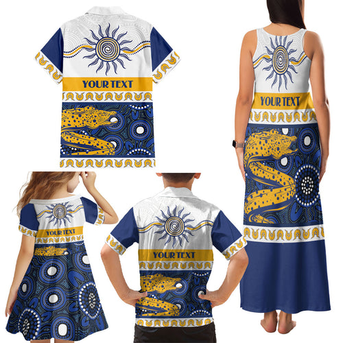 Eels NAIDOC Week Personalised Family Matching Tank Maxi Dress and Hawaiian Shirt Aboriginal Torres Strait Islanders Vibe