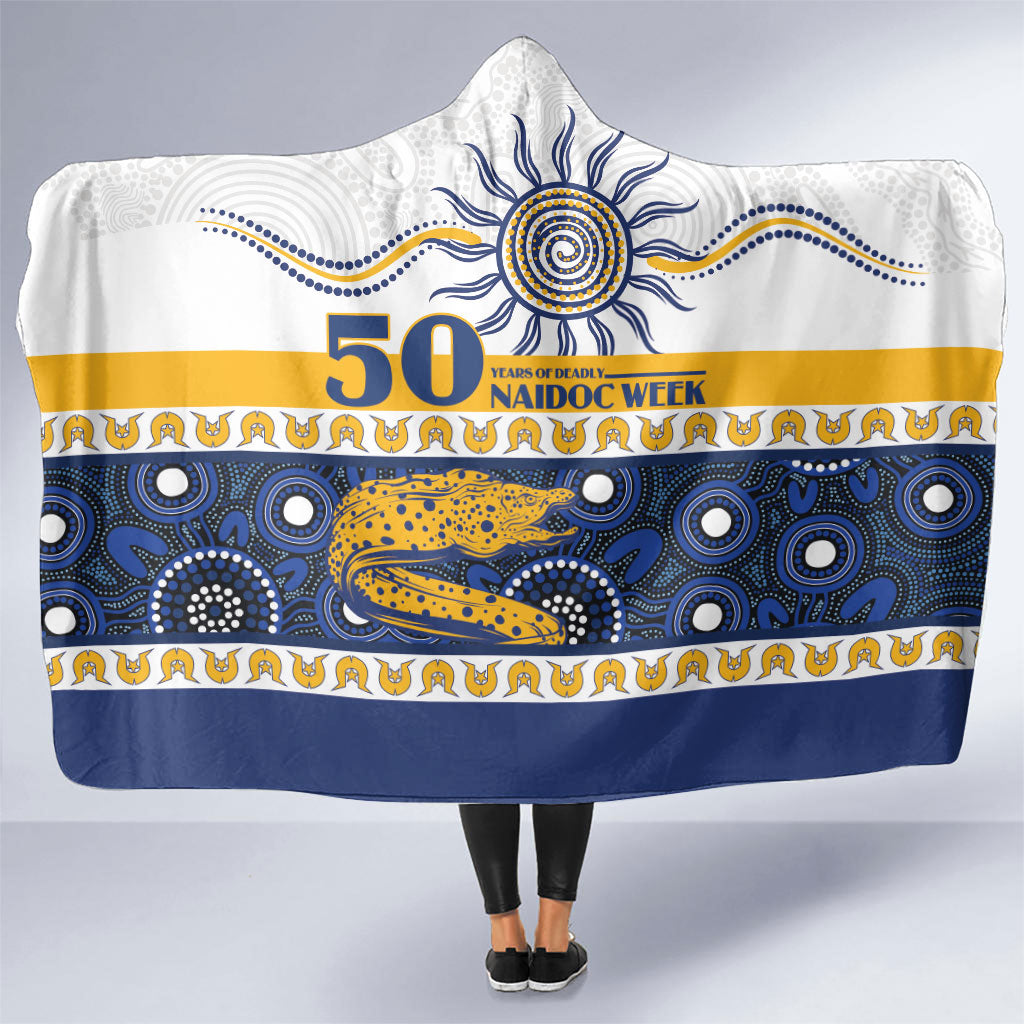 Eels NAIDOC Week Hooded Blanket Aboriginal Torres Strait Islanders Vibe