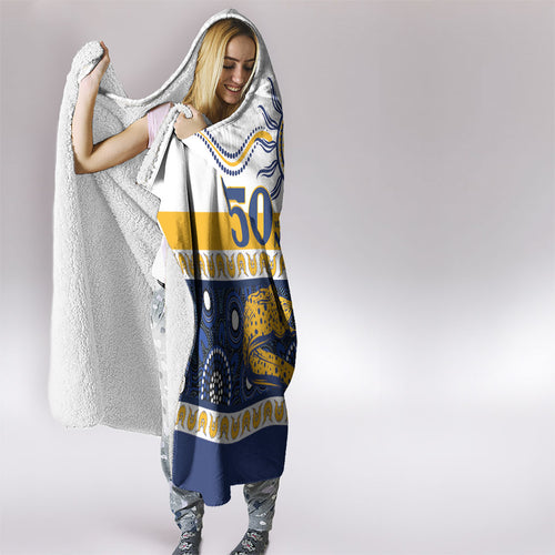Eels NAIDOC Week Hooded Blanket Aboriginal Torres Strait Islanders Vibe