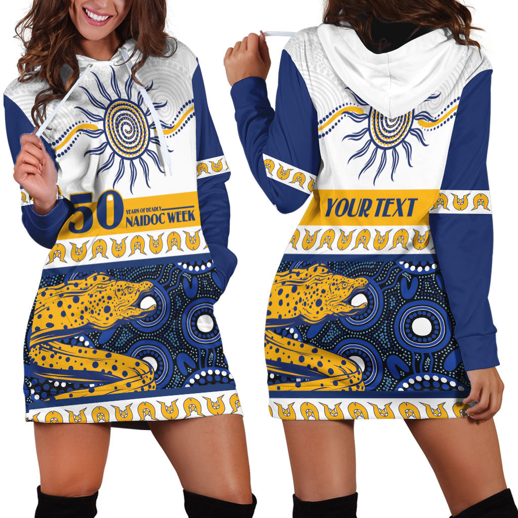 Eels NAIDOC Week Personalised Hoodie Dress Aboriginal Torres Strait Islanders Vibe