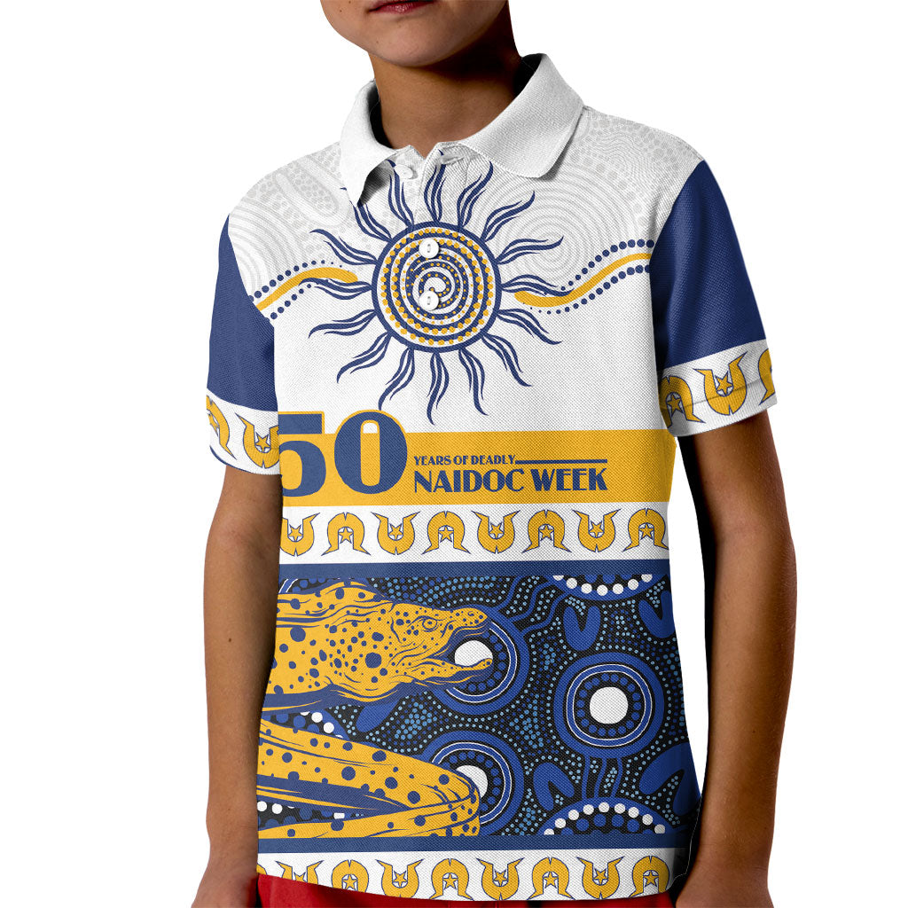 Eels NAIDOC Week Personalised Kid Polo Shirt Aboriginal Torres Strait Islanders Vibe