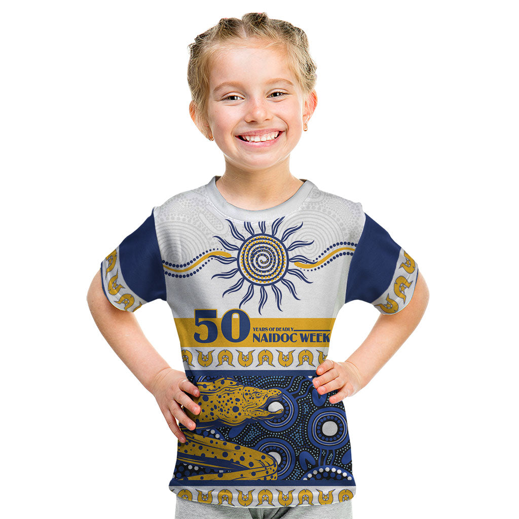 Eels NAIDOC Week Personalised Kid T Shirt Aboriginal Torres Strait Islanders Vibe