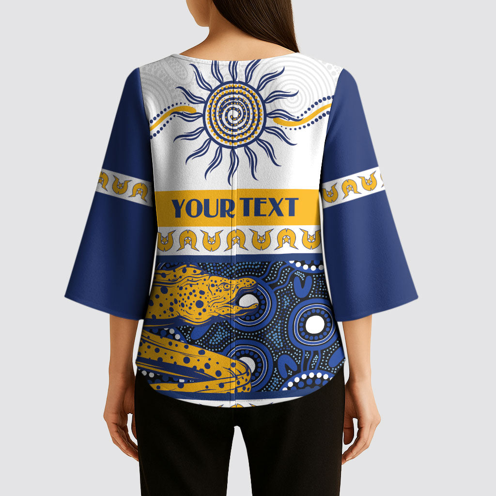 Eels NAIDOC Week Personalised Kimono Sleeve Blouse Aboriginal Torres Strait Islanders Vibe