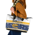 Eels NAIDOC Week Leather Tote Bag Aboriginal Torres Strait Islanders Vibe