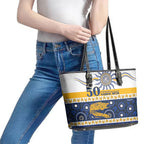 Eels NAIDOC Week Leather Tote Bag Aboriginal Torres Strait Islanders Vibe