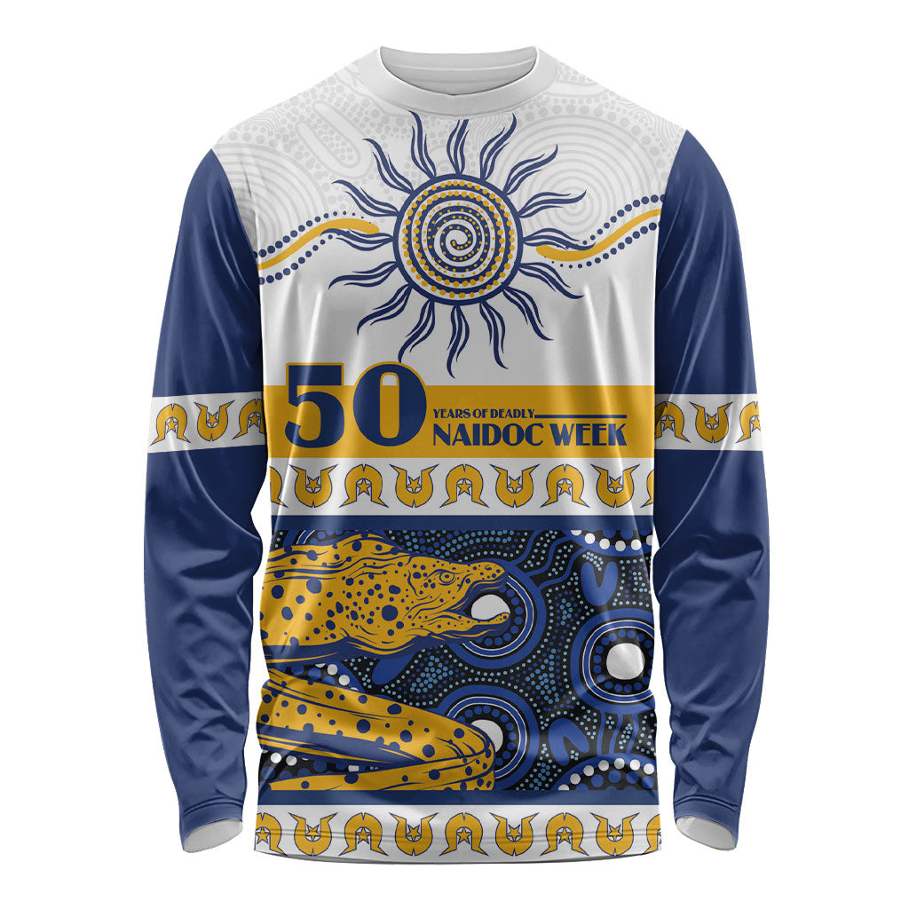 Eels NAIDOC Week Personalised Long Sleeve Shirt Aboriginal Torres Strait Islanders Vibe
