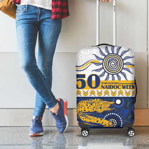 Eels NAIDOC Week Luggage Cover Aboriginal Torres Strait Islanders Vibe