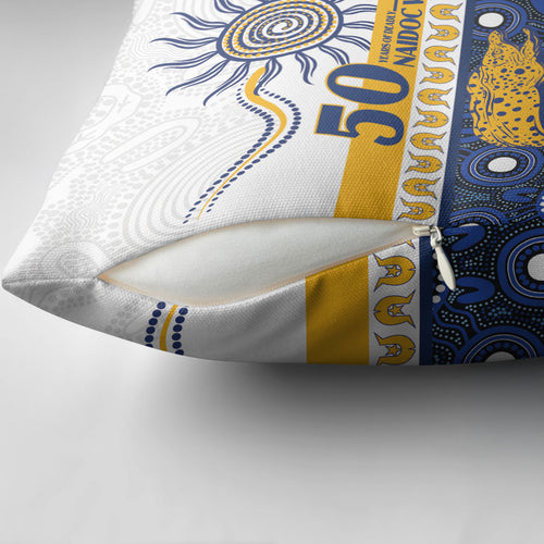 Eels NAIDOC Week Pillow Cover Aboriginal Torres Strait Islanders Vibe
