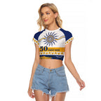 Eels NAIDOC Week Personalised Raglan Cropped T Shirt Aboriginal Torres Strait Islanders Vibe