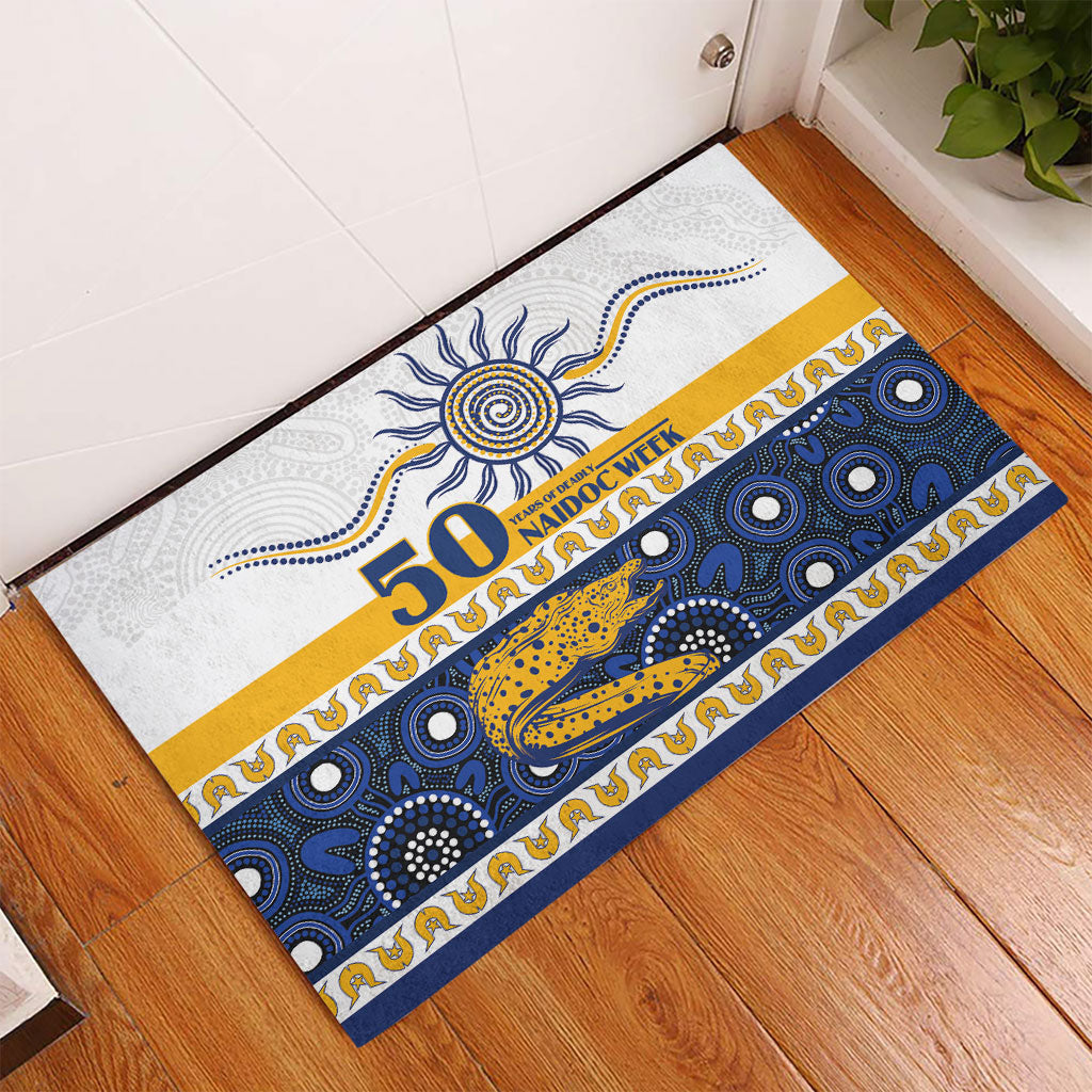 Eels NAIDOC Week Rubber Doormat Aboriginal Torres Strait Islanders Vibe