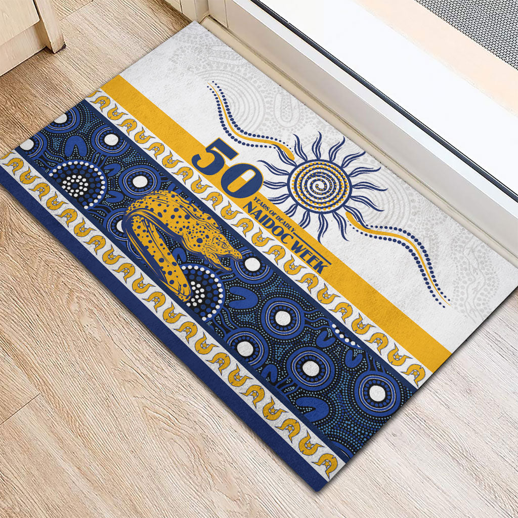 Eels NAIDOC Week Rubber Doormat Aboriginal Torres Strait Islanders Vibe