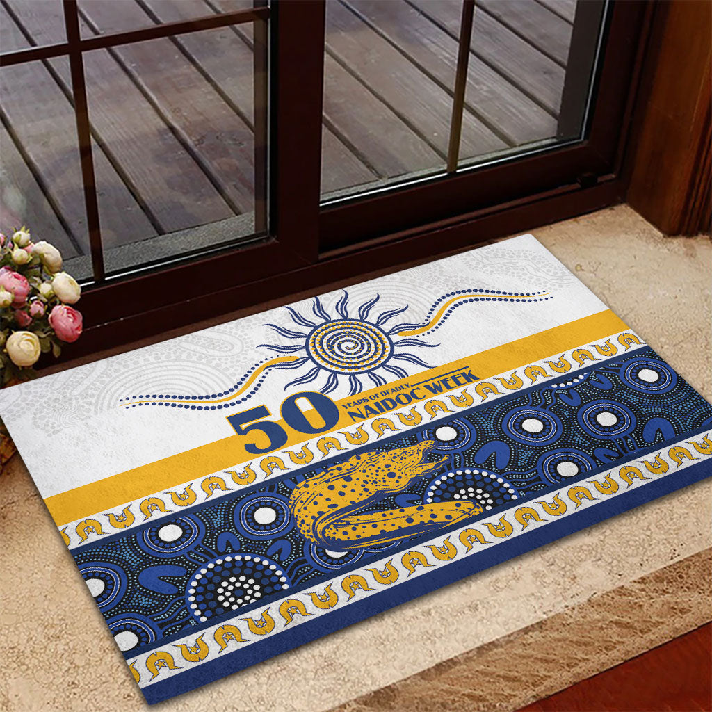 Eels NAIDOC Week Rubber Doormat Aboriginal Torres Strait Islanders Vibe