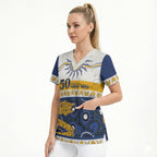Eels NAIDOC Week Personalised Scrub Top Aboriginal Torres Strait Islanders Vibe