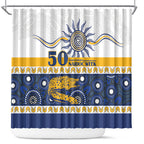 Eels NAIDOC Week Shower Curtain Aboriginal Torres Strait Islanders Vibe