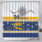 Eels NAIDOC Week Shower Curtain Aboriginal Torres Strait Islanders Vibe