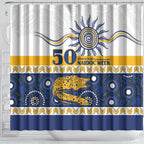 Eels NAIDOC Week Shower Curtain Aboriginal Torres Strait Islanders Vibe