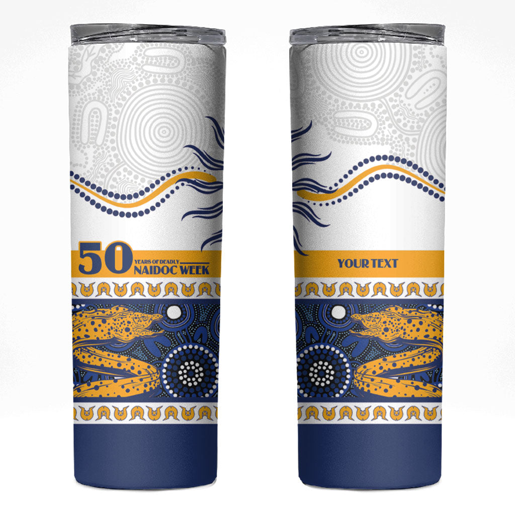 Eels NAIDOC Week Personalised Skinny Tumbler Aboriginal Torres Strait Islanders Vibe