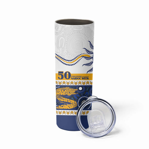 Eels NAIDOC Week Personalised Skinny Tumbler Aboriginal Torres Strait Islanders Vibe