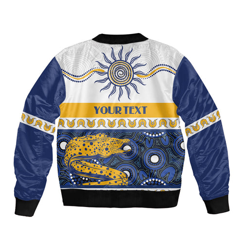 Eels NAIDOC Week Personalised Sleeve Zip Bomber Jacket Aboriginal Torres Strait Islanders Vibe