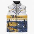 Eels NAIDOC Week Personalised Sleeveless Puffer Jacket Aboriginal Torres Strait Islanders Vibe