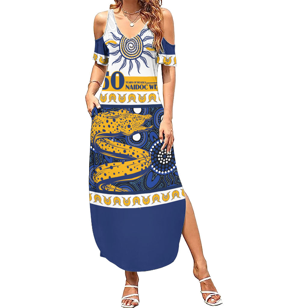 Eels NAIDOC Week Personalised Summer Maxi Dress Aboriginal Torres Strait Islanders Vibe