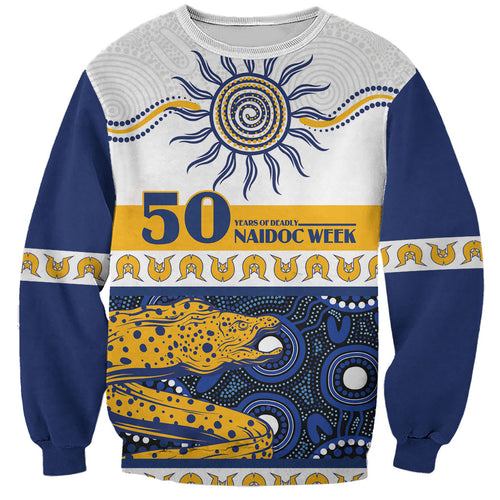 Eels NAIDOC Week Personalised Sweatshirt Aboriginal Torres Strait Islanders Vibe