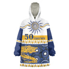 Eels NAIDOC Week Personalised Wearable Blanket Hoodie Aboriginal Torres Strait Islanders Vibe