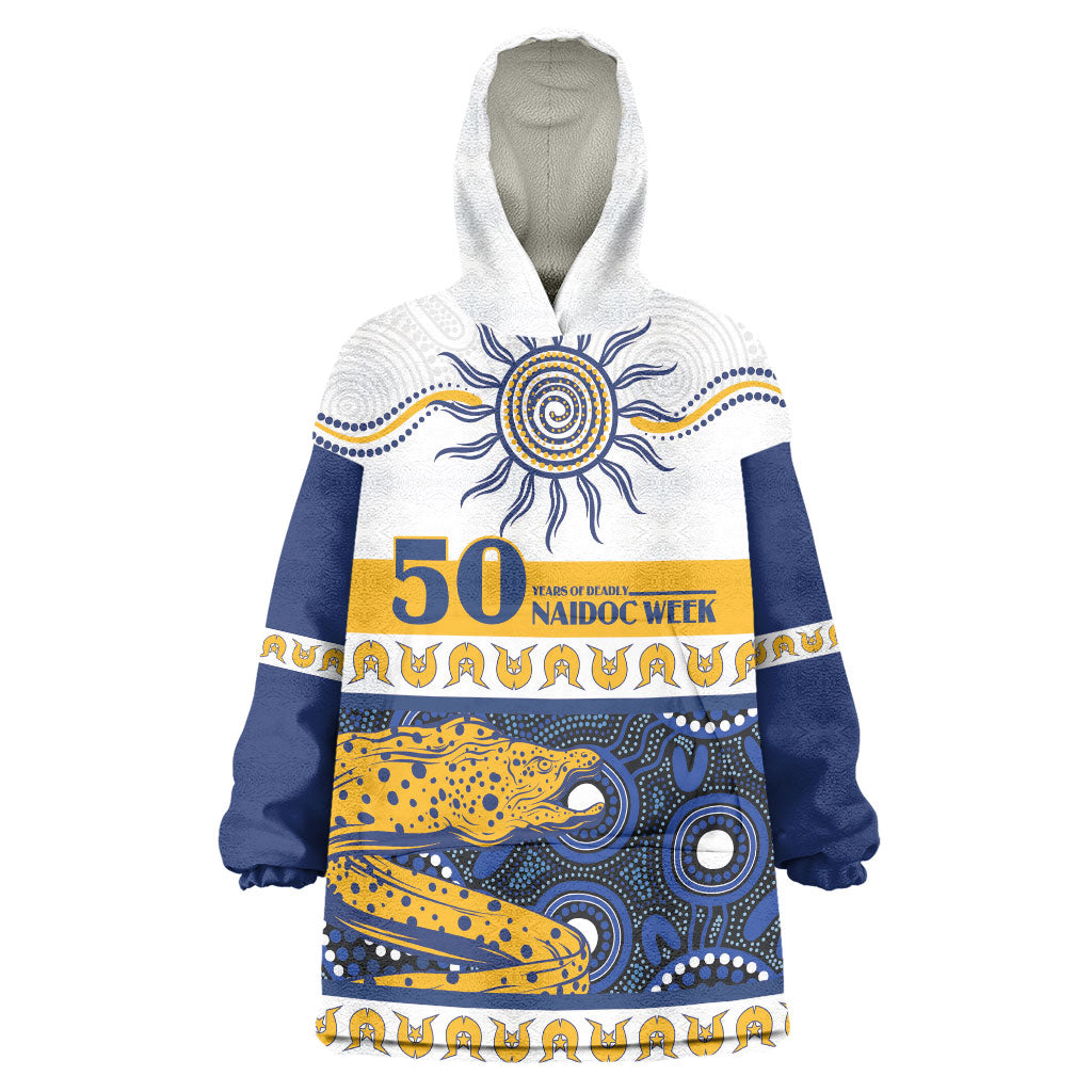 Eels NAIDOC Week Personalised Wearable Blanket Hoodie Aboriginal Torres Strait Islanders Vibe