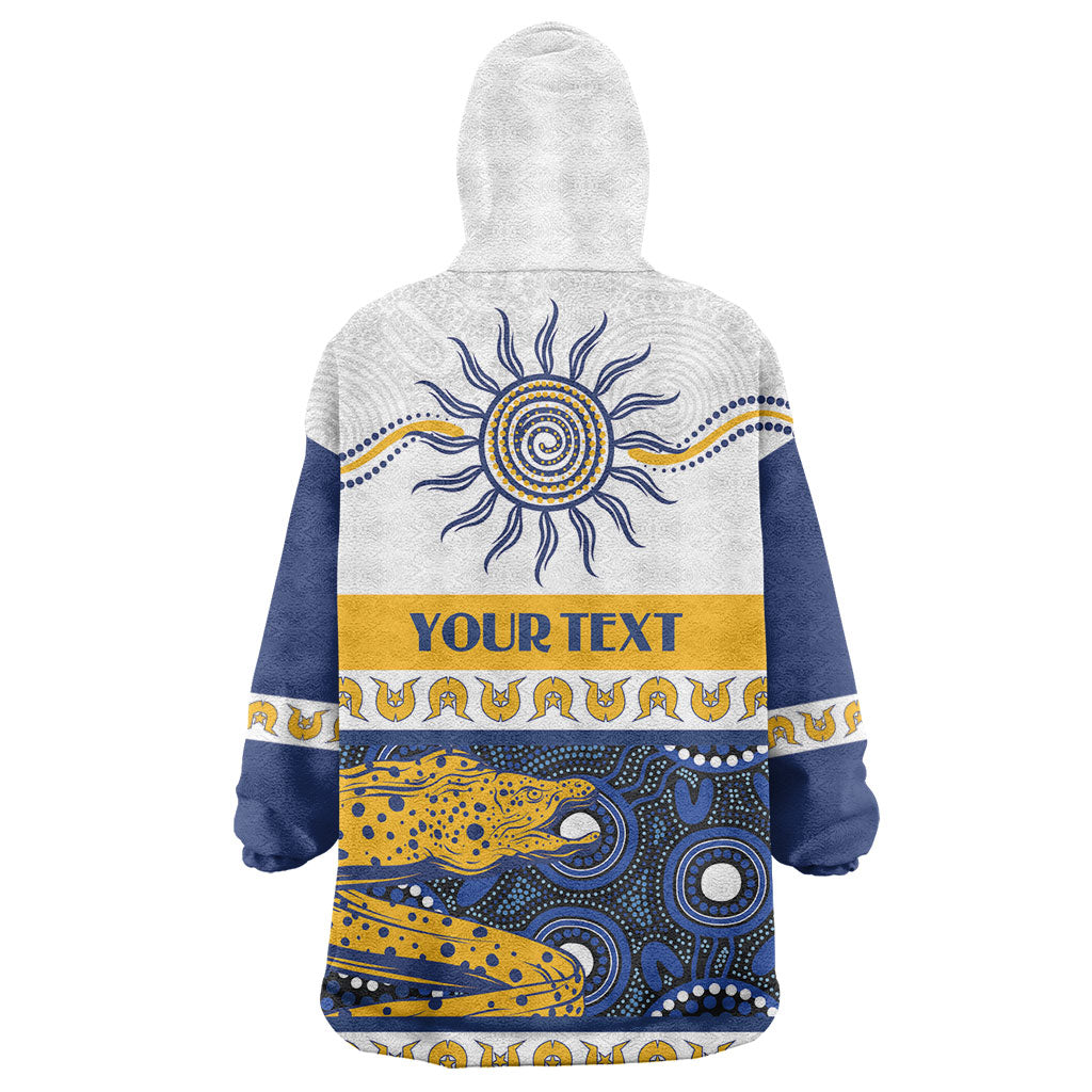 Eels NAIDOC Week Personalised Wearable Blanket Hoodie Aboriginal Torres Strait Islanders Vibe