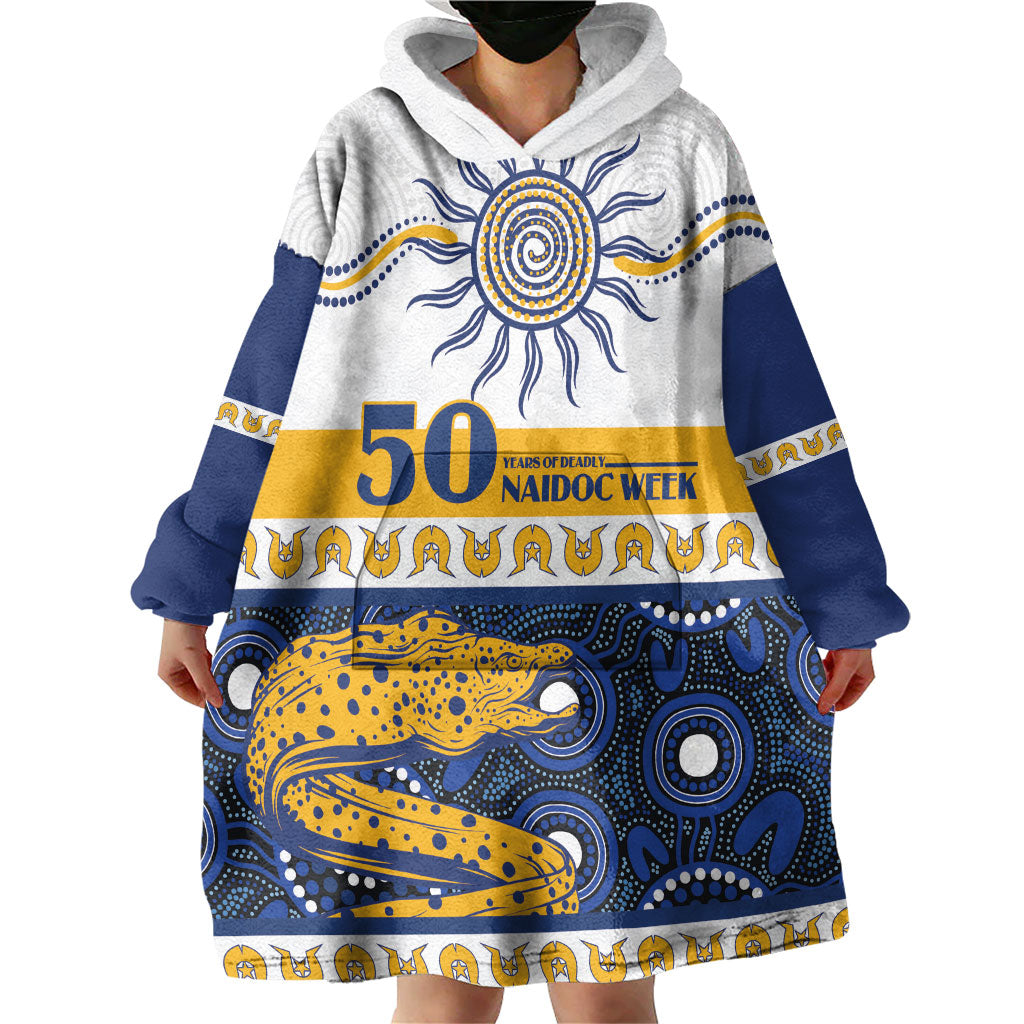 Eels NAIDOC Week Personalised Wearable Blanket Hoodie Aboriginal Torres Strait Islanders Vibe