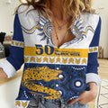 Eels NAIDOC Week Personalised Women Casual Shirt Aboriginal Torres Strait Islanders Vibe