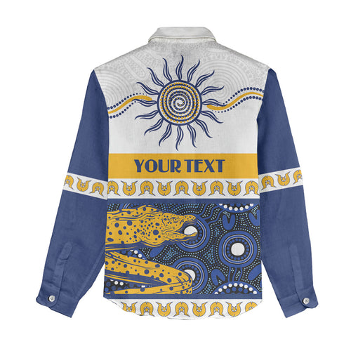 Eels NAIDOC Week Personalised Women Casual Shirt Aboriginal Torres Strait Islanders Vibe
