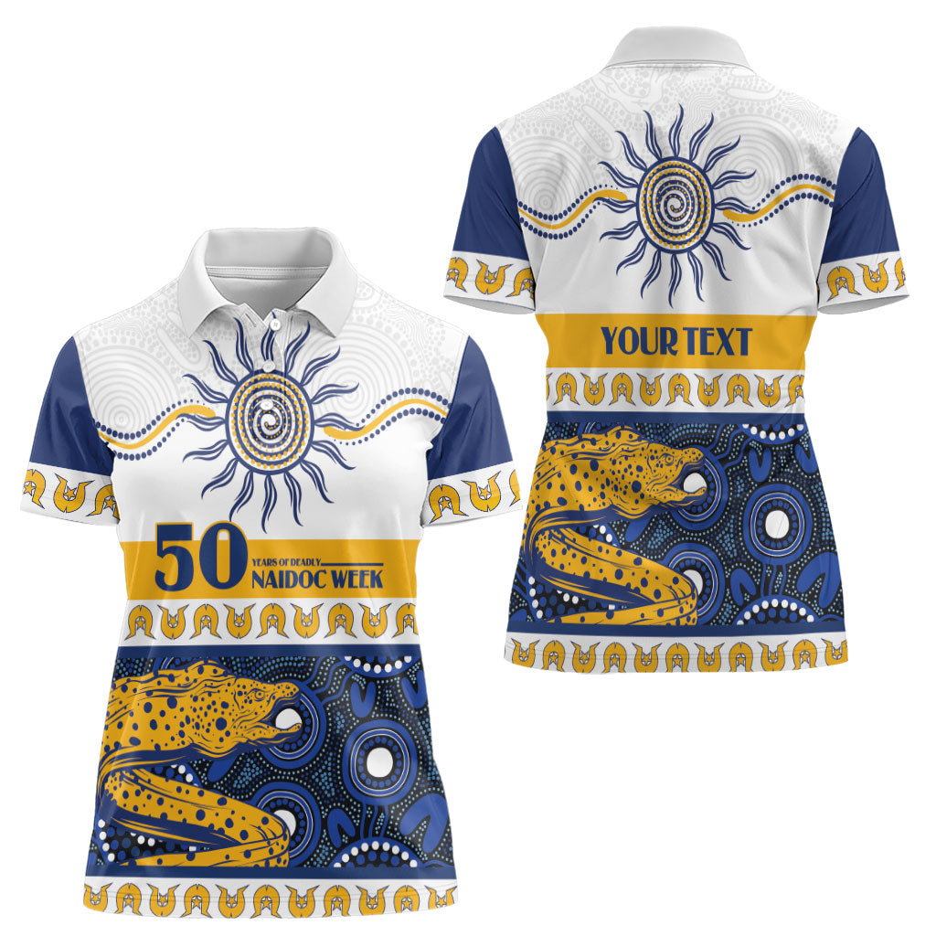 Eels NAIDOC Week Personalised Women Polo Shirt Aboriginal Torres Strait Islanders Vibe