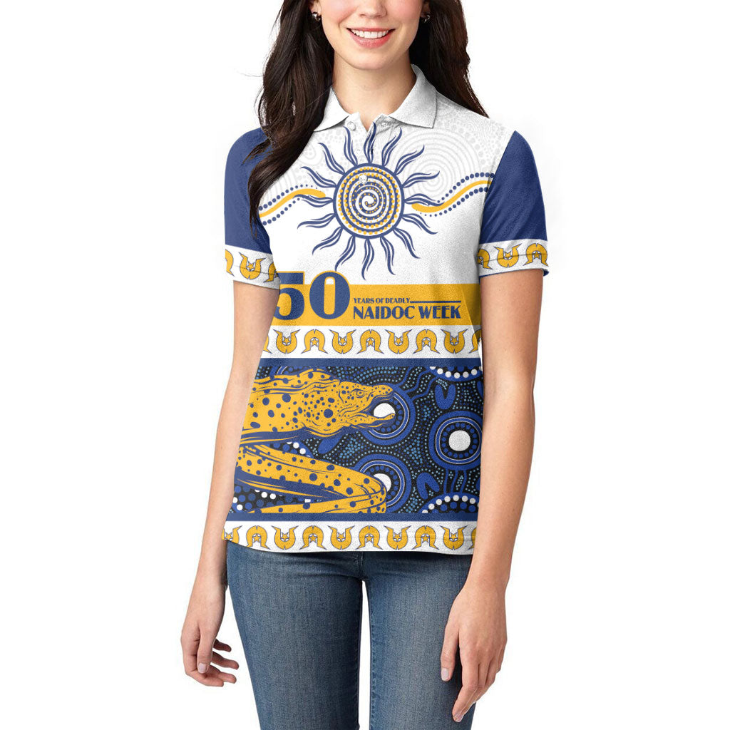 Eels NAIDOC Week Personalised Women Polo Shirt Aboriginal Torres Strait Islanders Vibe