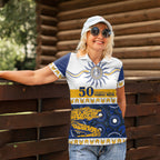Eels NAIDOC Week Personalised Women Polo Shirt Aboriginal Torres Strait Islanders Vibe